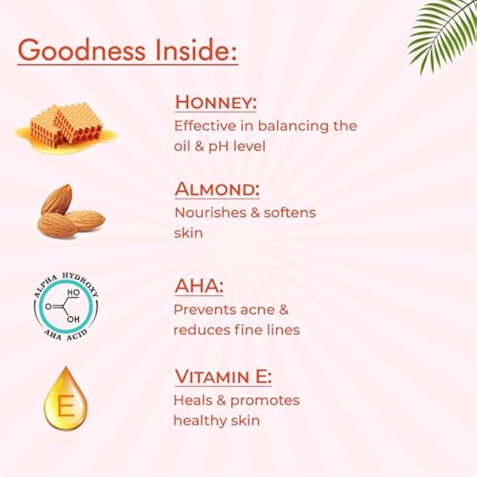 NUTRIGLOW NATURALS EXOTIC FRUIT FACIAL KIT WITH HONEY, VITAMIN E FOR RADIANT GLOW, 60G - Image 2